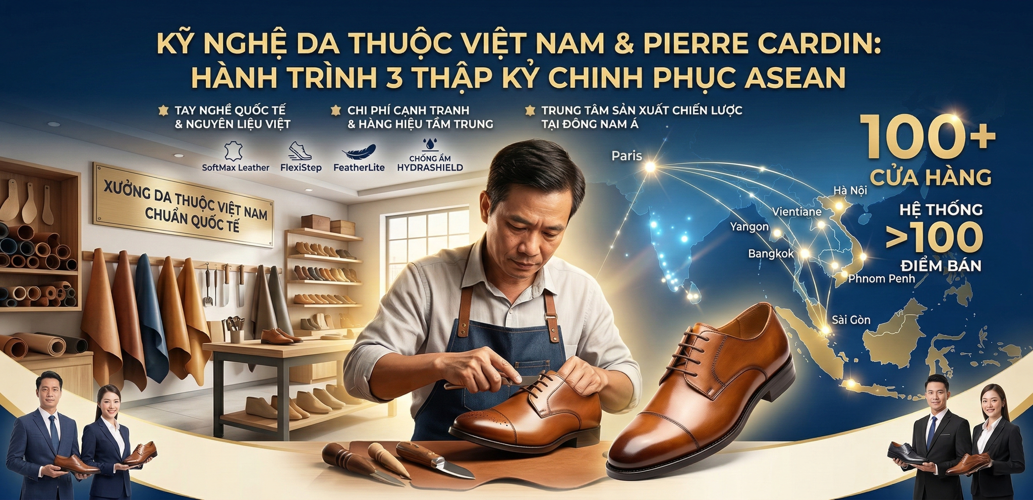 Pierre Cardin & Oscar Fashion | Hành Trình Thời Trang Đông Nam Á Đi Cùng Kỹ Nghệ Da Thuộc Việt Nam