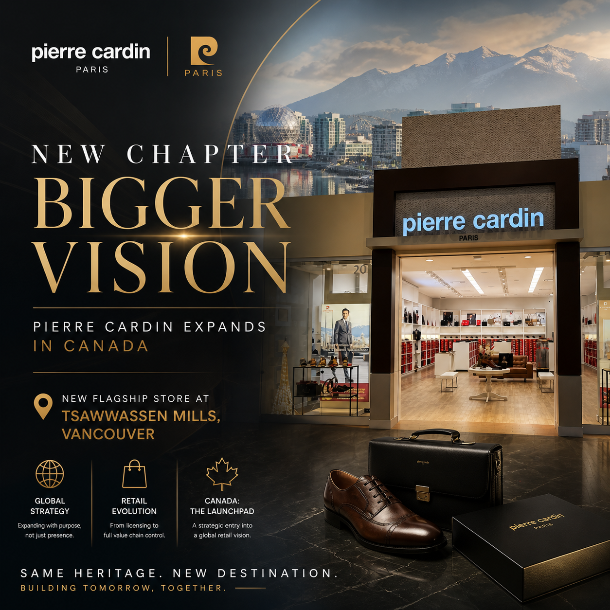 Pierre Cardin Chính Thức Mở Rộng Sang Canada: Bước Đi Chiến Lược Từ Đông Nam Á Ra Thị Trường Bắc Mỹ