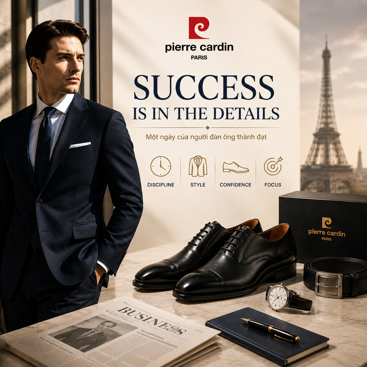 Một Ngày Của Người Đàn Ông Thành Đạt - Biểu Tượng Sydney Sweeney & Thời Trang Pierre Cardin