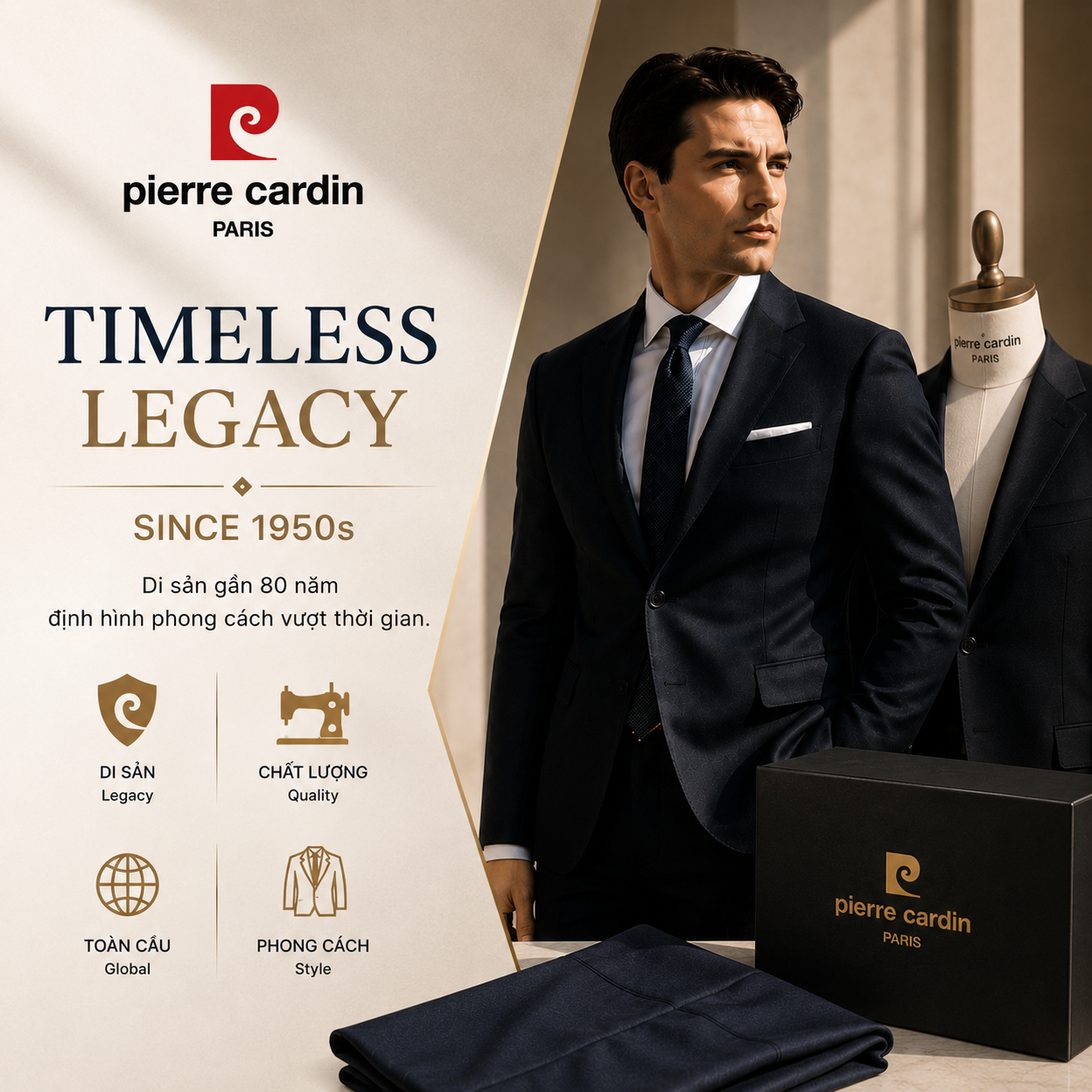 Một Thương Hiệu Tồn Tại Gần 80 Năm Có Gì Khác Biệt? Khám Phá Thương Hiệu Pierre Cardin