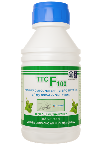 TTC F100 - Phòng trị tôm bị EHP cho tôm