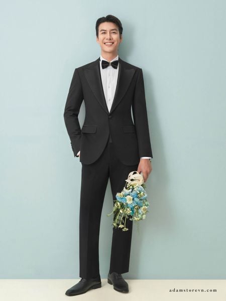 sơ mi trắng phối vest nam 4