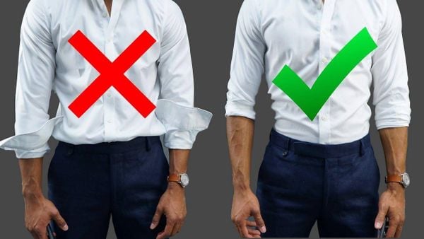 Cách mặc chuẩn cho áo sơ mi nam