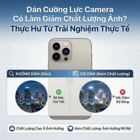 Dán Cường Lực Camera Có Làm Giảm Chất Lượng Ảnh? Thực Hư Từ Trải Nghiệm Thực Tế