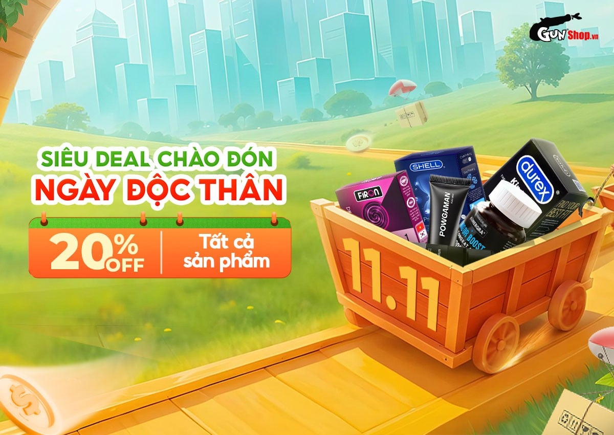 11-11, SIÊU SALE NGÀY ĐỘC THÂN - GIẢM 20% TẤT CẢ SẢN PHẨM