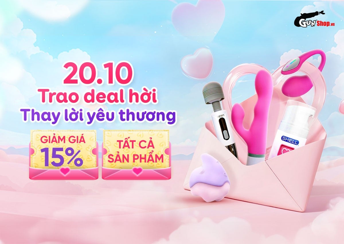 CHÚC MỪNG NGÀY PHỤ NỮ VIỆT NAM 20/10 - GUNSHOP GIẢM GIÁ 15% TOÀN BỘ SẢN PHẨM