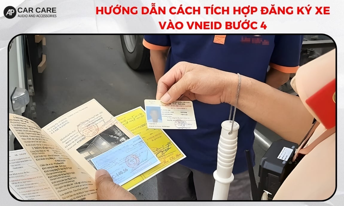 thay thế giấy tờ vật lý khi thực hiện các thủ tục đăng kiểm xe ô tô.