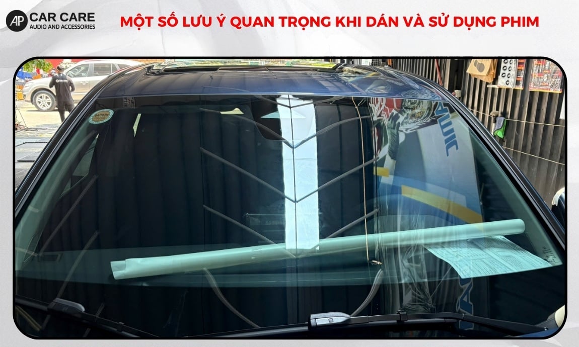 Một số lưu ý quan trọng khi dán và sử dụng phim cách nhiệt