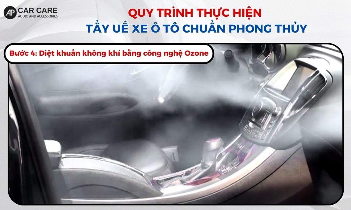 Bước 4: Diệt khuẩn không khí bằng công nghệ Ozone