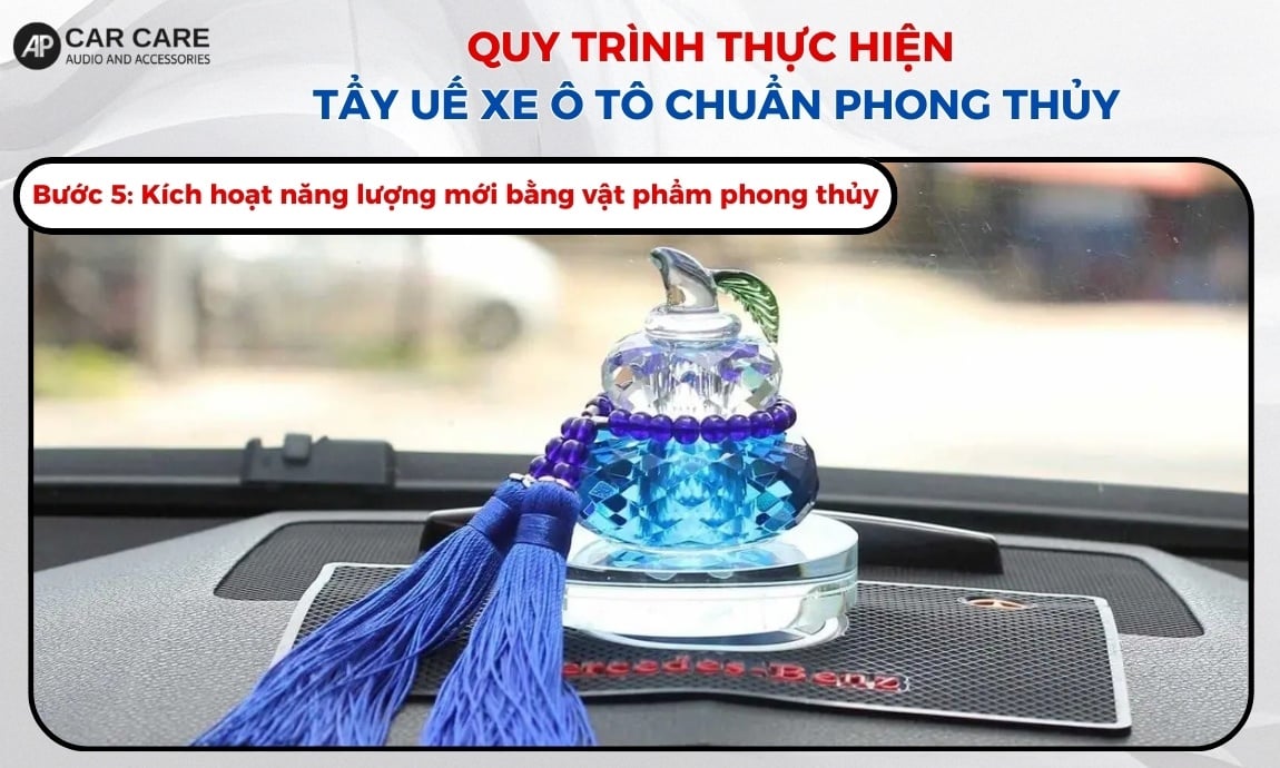 Bước 5: Kích hoạt năng lượng mới bằng vật phẩm phong thủy