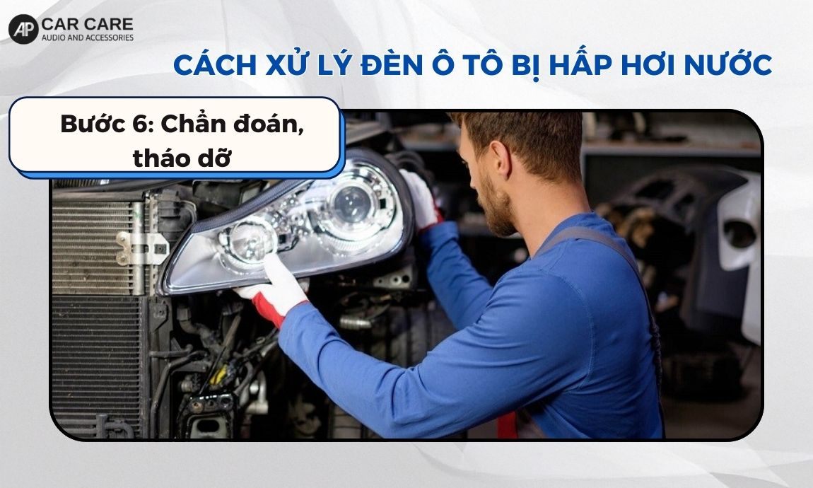 Bước 6 chẩn đoán và tháo dỡ