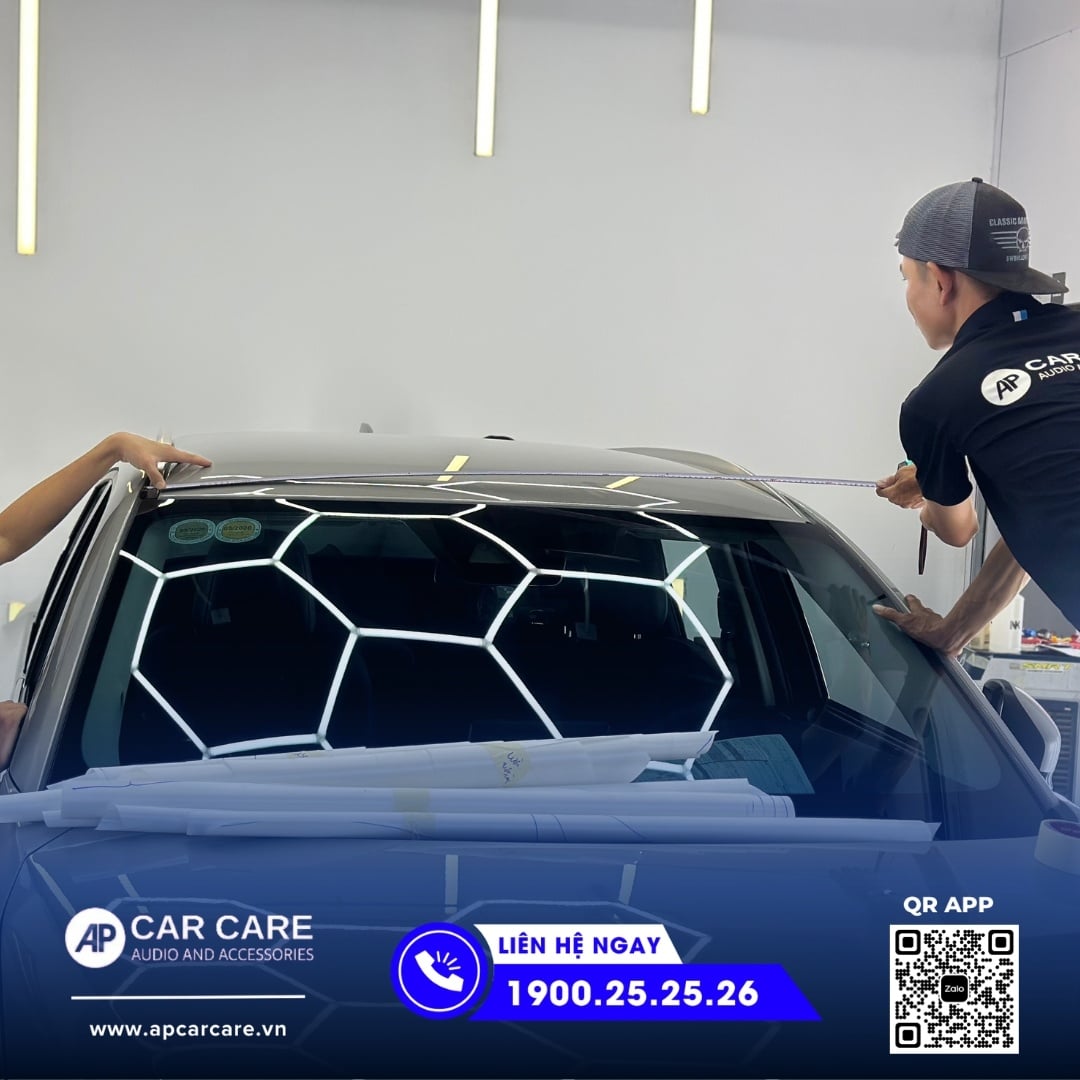 Diện tích và vị trí dán phim PPF ô tô
