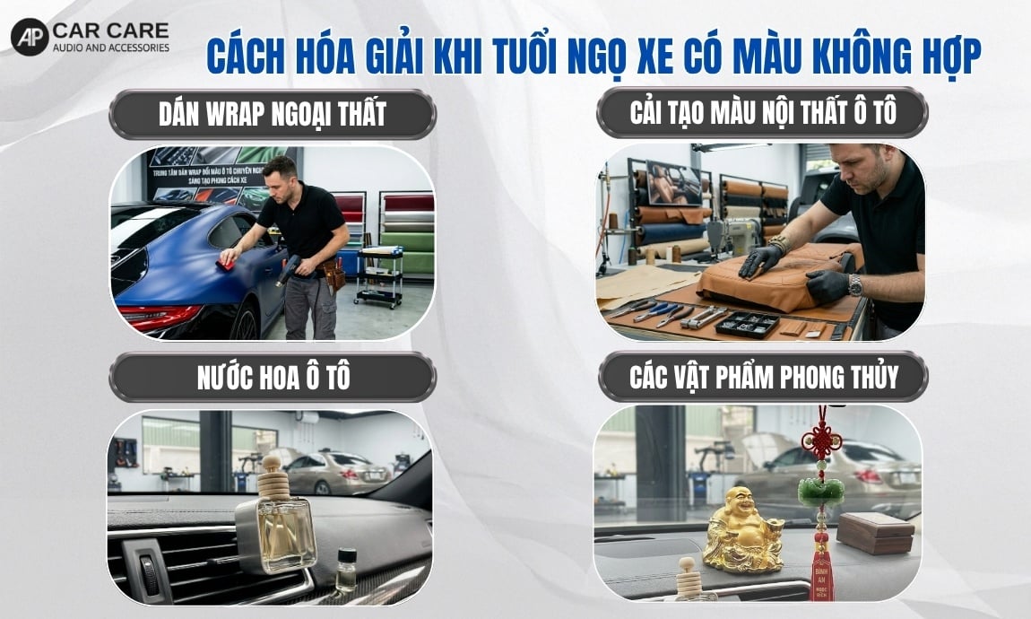 cách hóa giải khi người tuổi ngọ mua xe màu không hợp mệnh