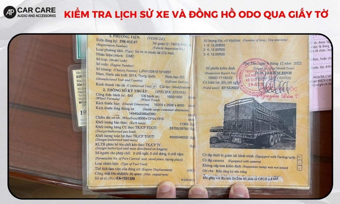 ODO là gì? Kiểm tra lịch sử xe và đồng hồ ODO qua giấy tờ