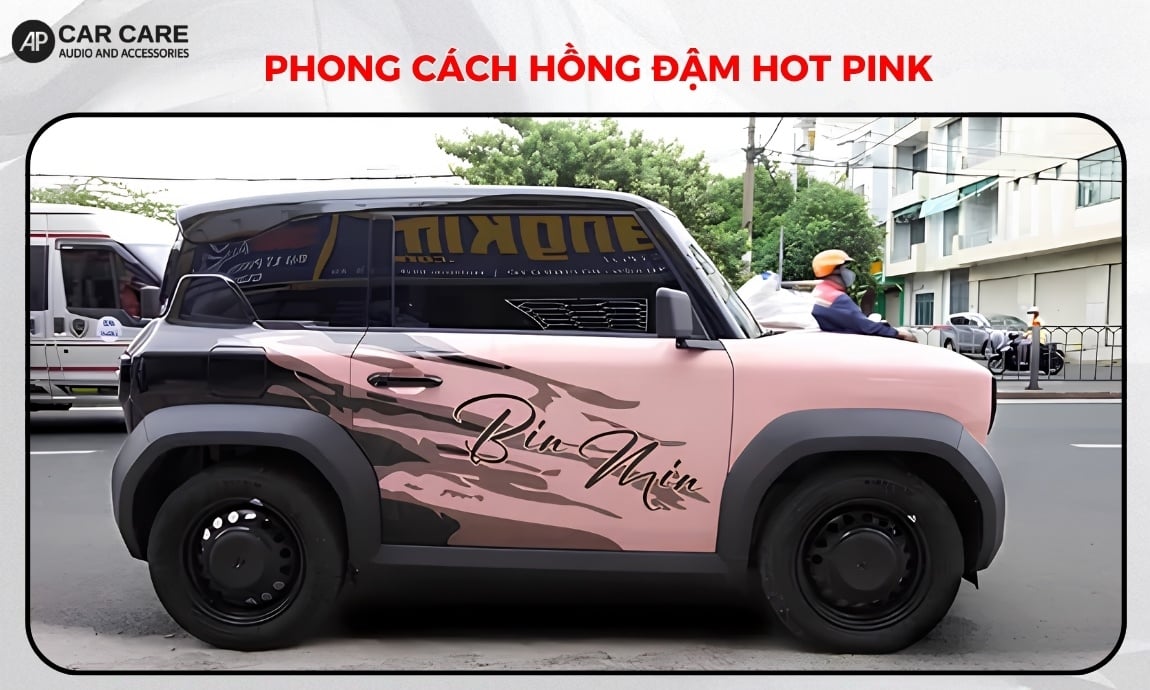 Phong cách hồng đậm Hot Pink
