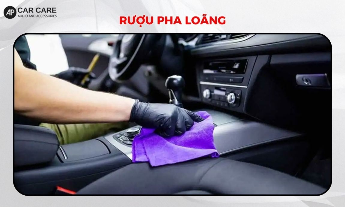 Rượu trắng pha loãng khử mùi nỉ trần xe