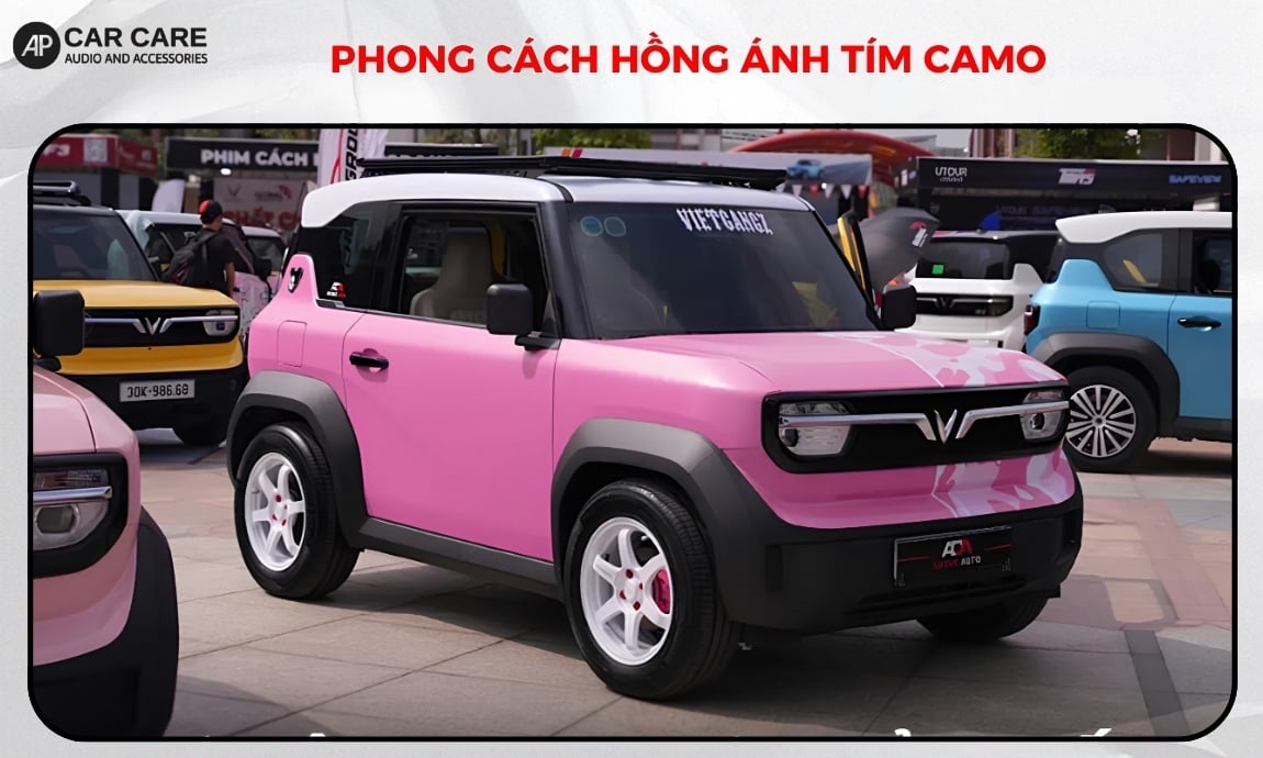 VF3 màu hồng độ phong cách hồng ánh tím Camo&nbsp;đẹp