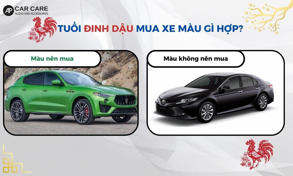 Tuổi Đinh Dậu mua xe màu gì hợp?