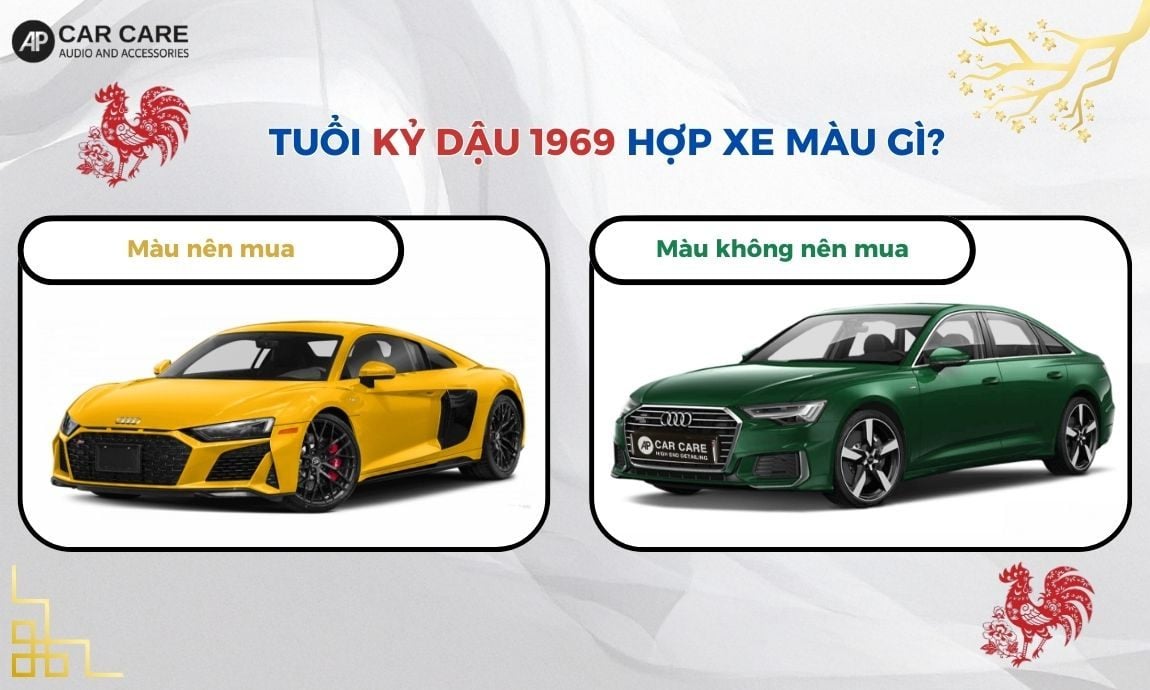 Tuổi Kỷ Dậu 1969 hợp xe màu gì?