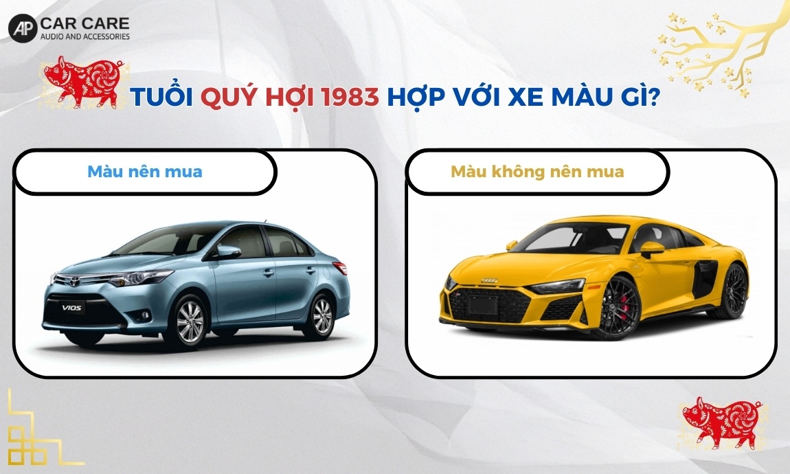 Tuổi Quý Hợi 1983 hợp với xe màu gì?