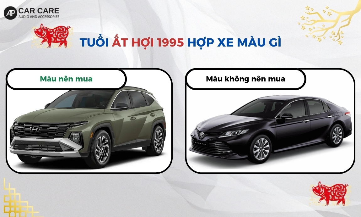 Tuổi Ất Hợi 1995 hợp xe màu gì