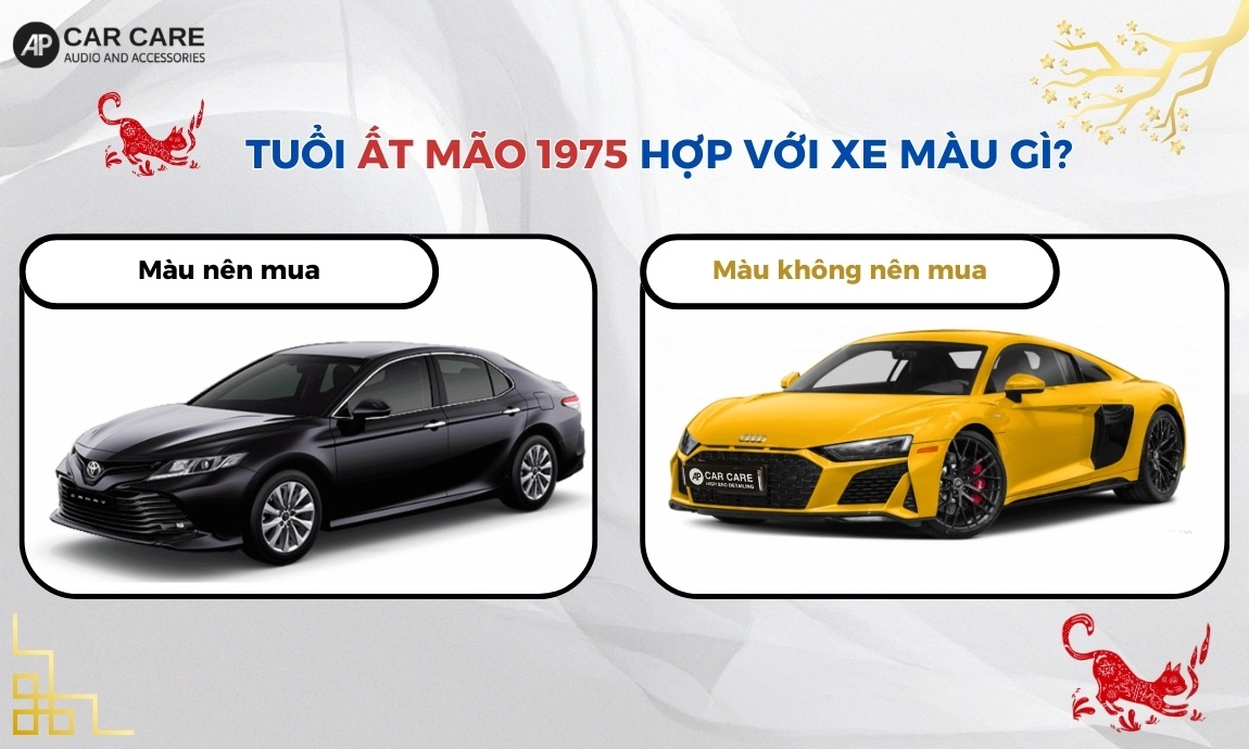 Tuổi Ất Mão 1975 hợp với xe màu gì?