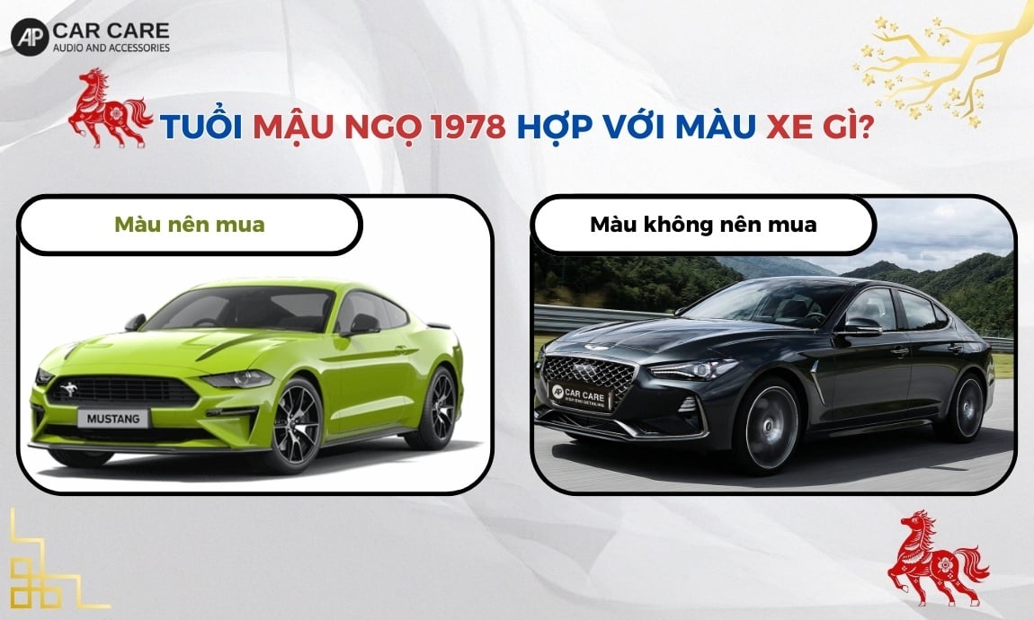 Tuổi Mậu Ngọ 1978 hợp với màu xe gì?