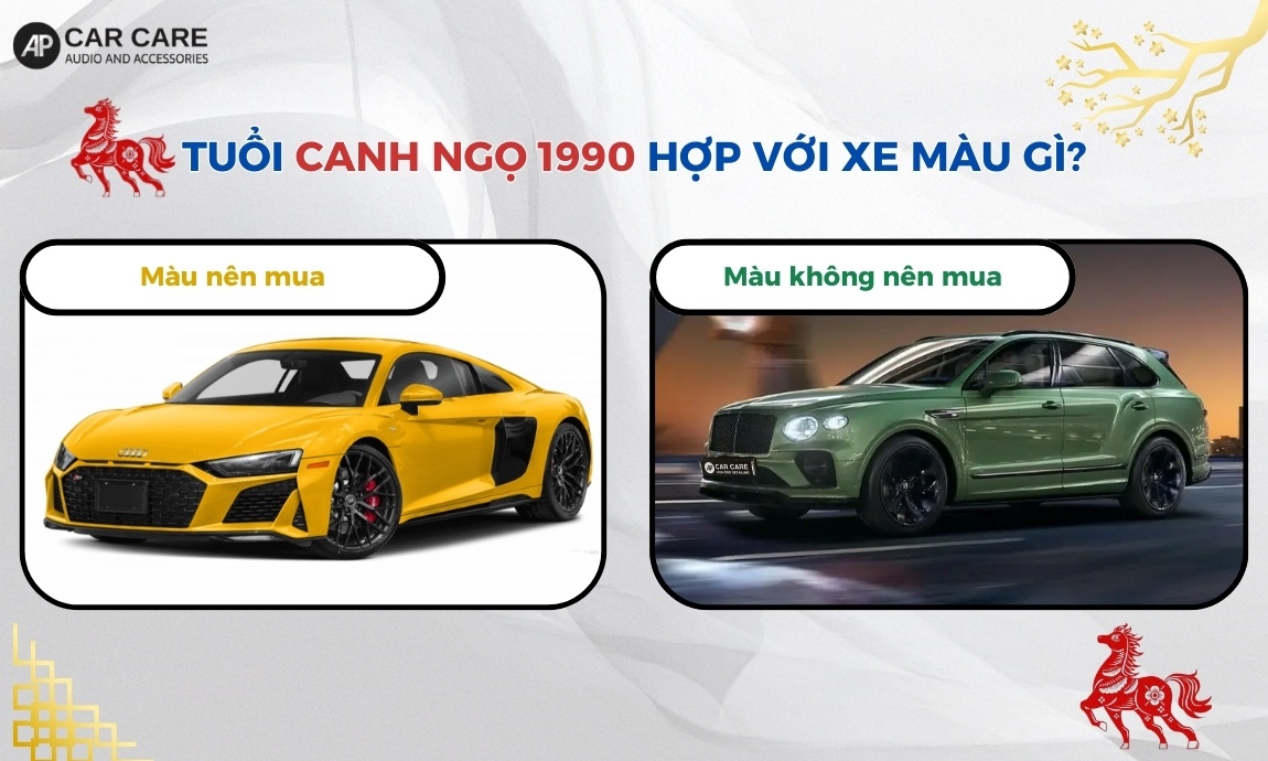 Tuổi Canh Ngọ 1990 hợp với xe màu gì?