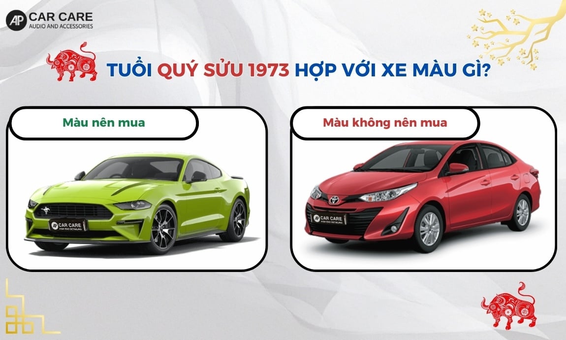 Tuổi Quý Sửu 1973 hợp với xe màu gì?