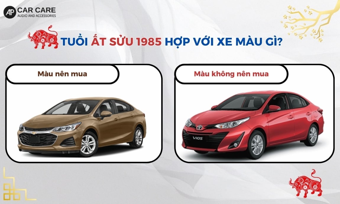 Tuổi Ất Sửu 1985 hợp với xe màu gì?
