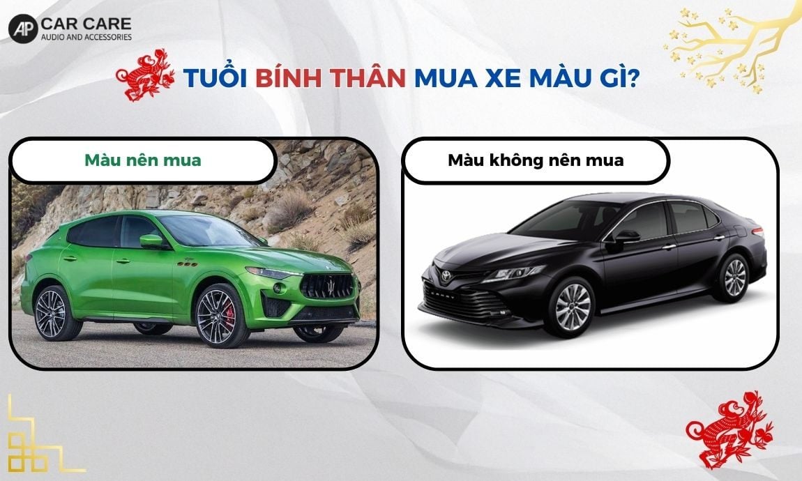 Tuổi Bính Thân mua xe màu gì?