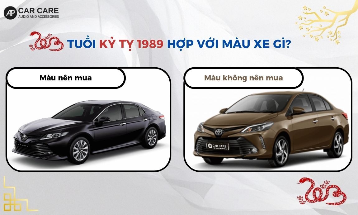 Tuổi Kỷ Tỵ 1989 hợp với màu xe gì?
