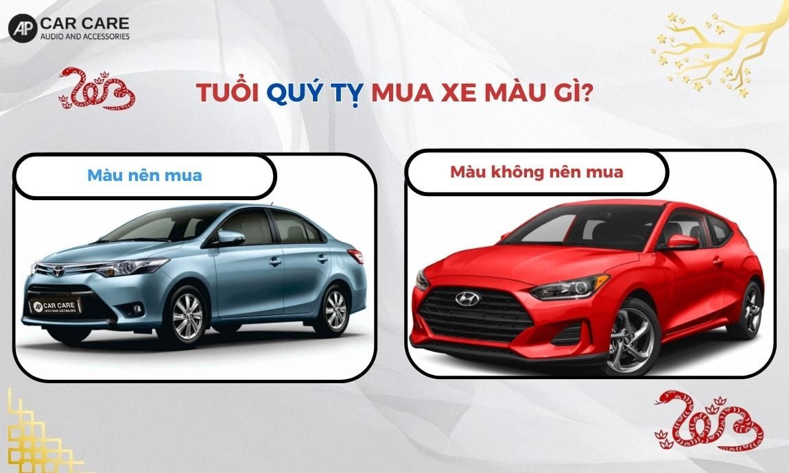 Tuổi Quý Tỵ mua xe màu gì?