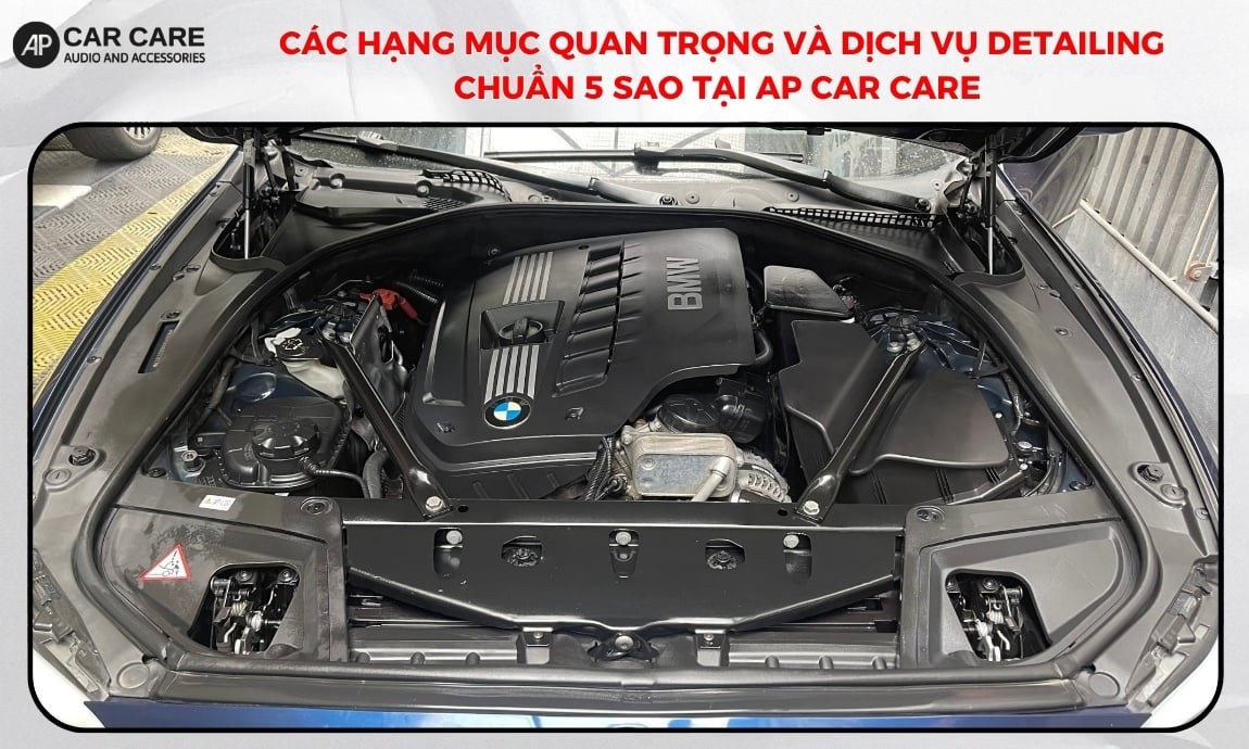 Các hạng mục quan trọng và dịch vụ detailing chuẩn 5 sao tại AP Car Care 2026
