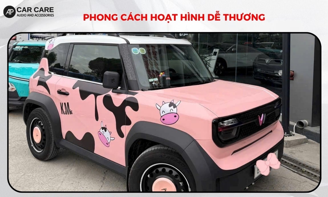 VF3 màu hồng độ hoạt hình