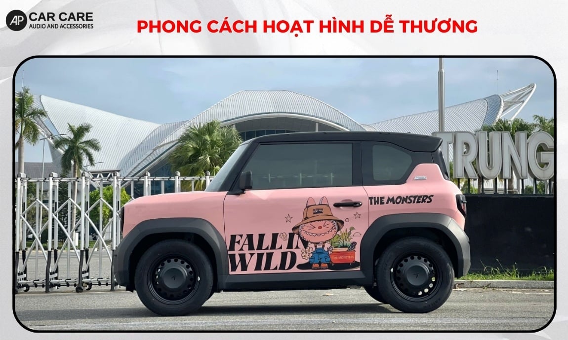 VF3 màu hồng độ phong cách hoạt hình đáng yêu đẹp
