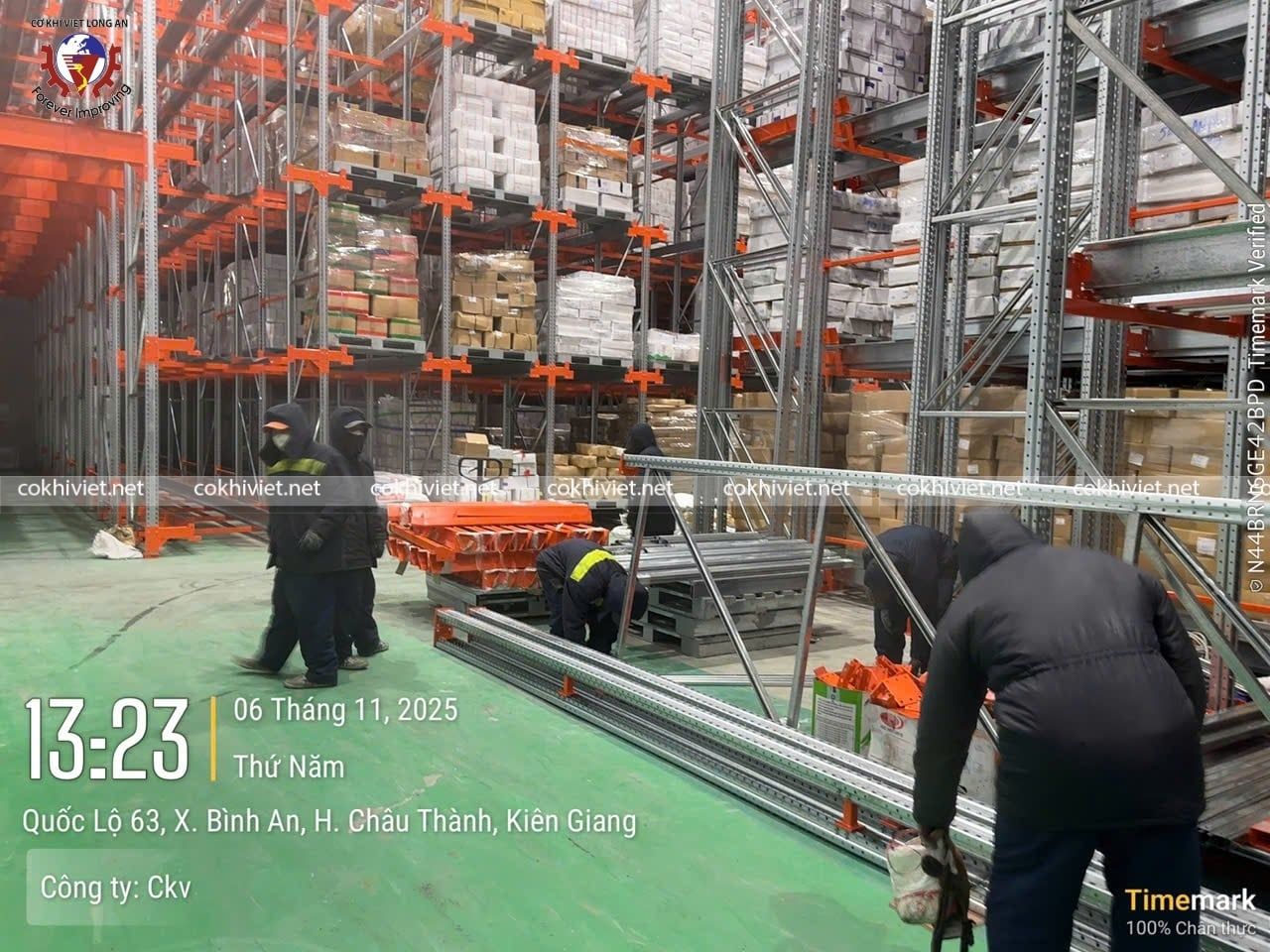 Hệ thống kệ tự động do CKV Long An thi công