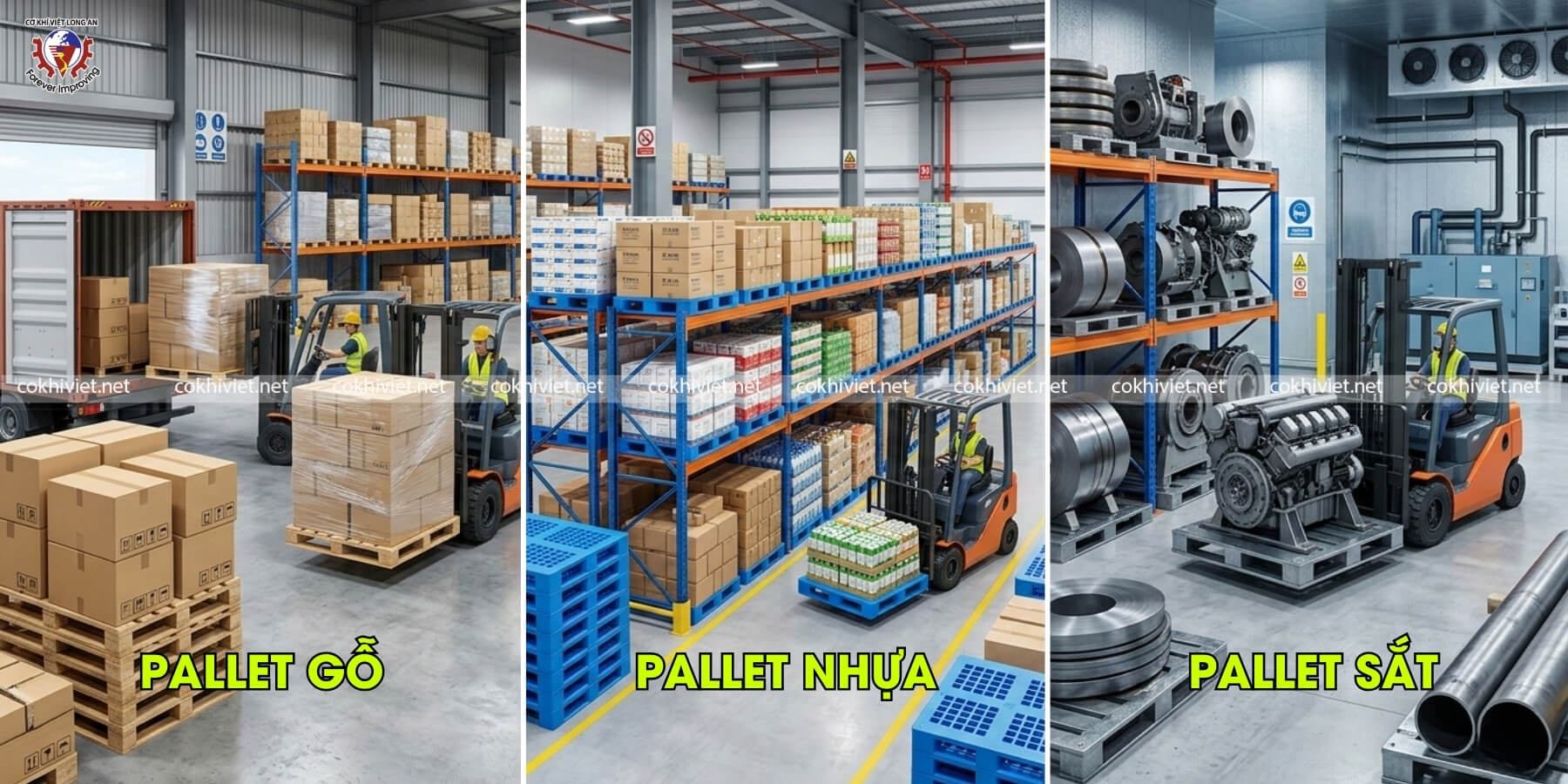 pallet sắt, pallet gỗ, pallet nhựa