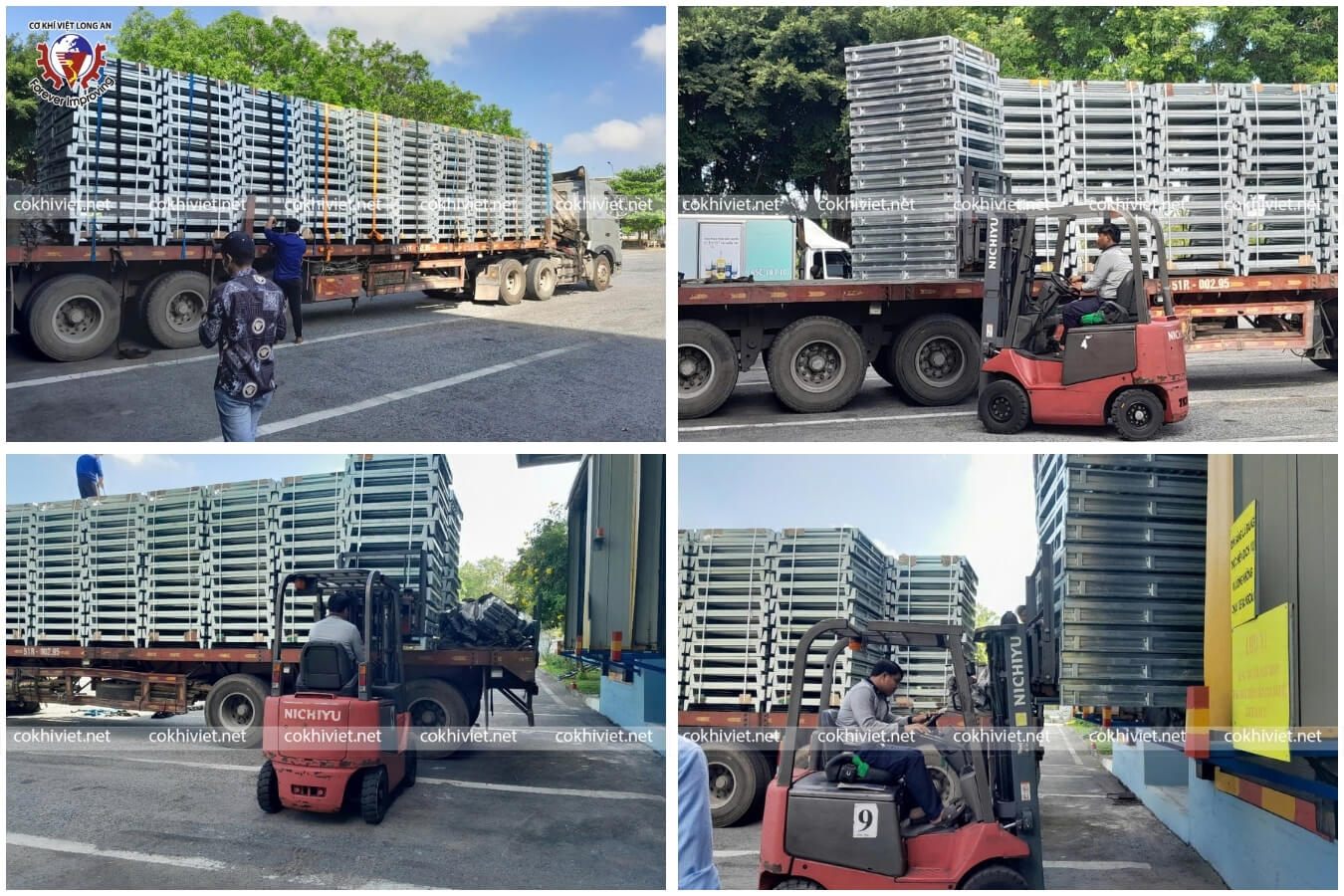 pallet sắt kho lạnh