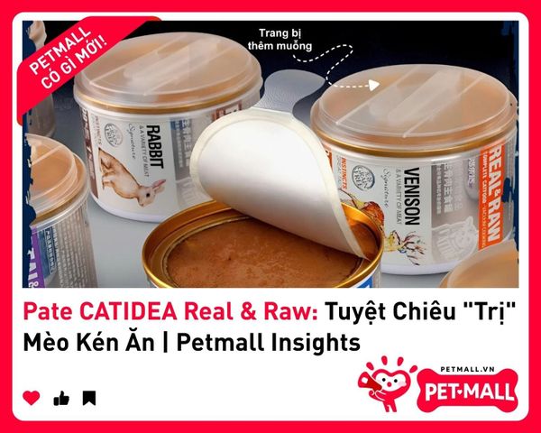 Pate CATIDEA Real & Raw: Tuyệt Chiêu 