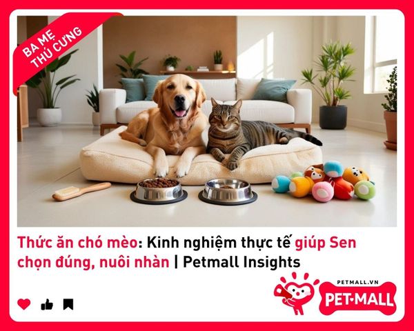 Thức ăn chó mèo: Kinh nghiệm thực tế giúp Sen chọn đúng, nuôi nhàn | Petmall Insights 3