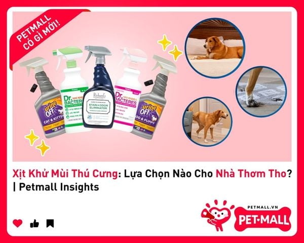 Xịt Khử Mùi Thú Cưng: Lựa Chọn Nào Cho Nhà Thơm Tho? | Petmall Insights 1