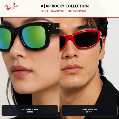Rayban x A$AP Rocky: Wayfarer Puffer, Blacked Out và cách chọn