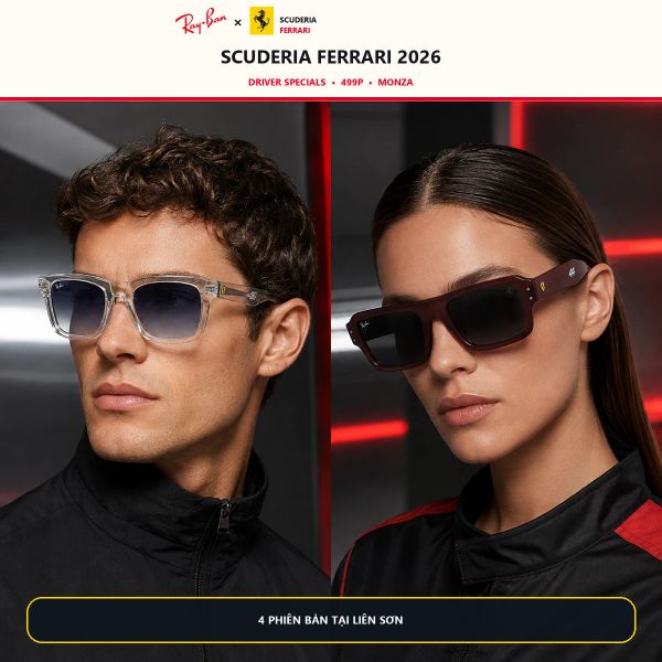 Rayban × Scuderia Ferrari 2026: 4 phiên bản và cách chọn