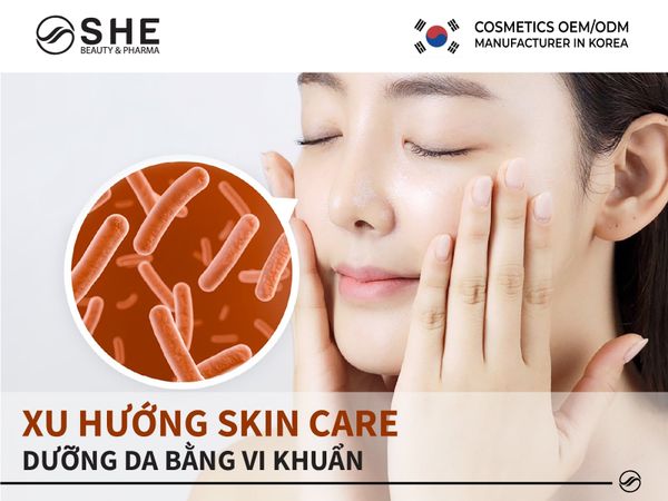 dưỡng da bằng vi khuẩn