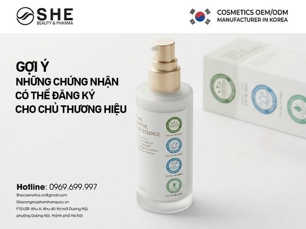 chứng nhận mỹ phẩm