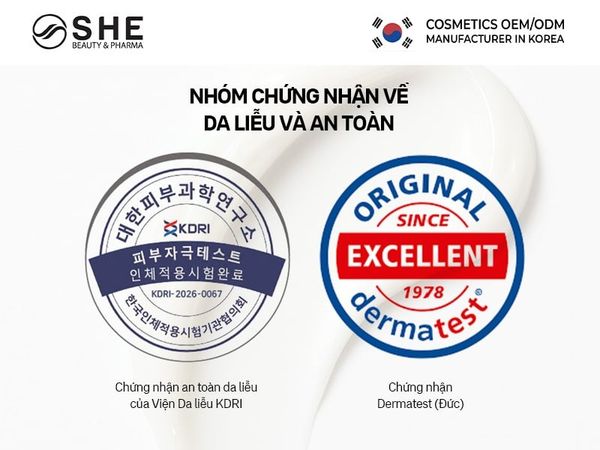 chứng nhận mỹ phẩm
