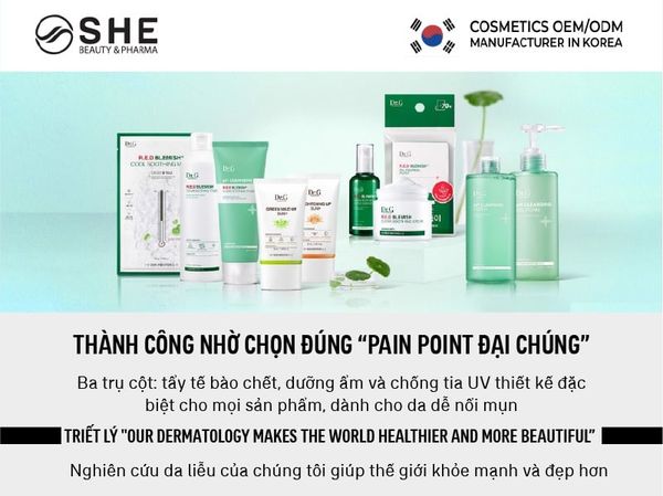 thương hiệu thành công dr.G 3