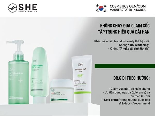 thương hiệu thành công dr.G 5