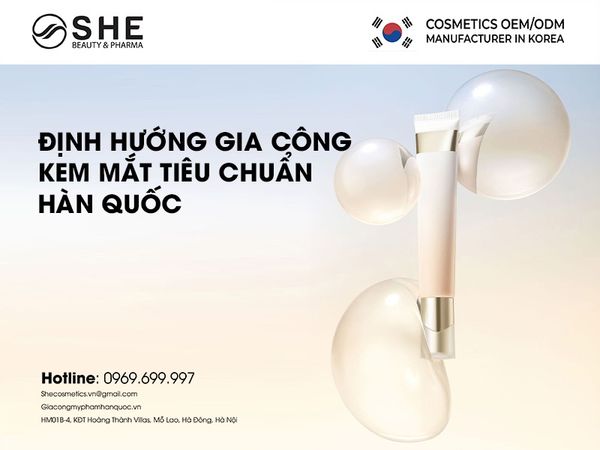 Định hướng gia công kem mắt
